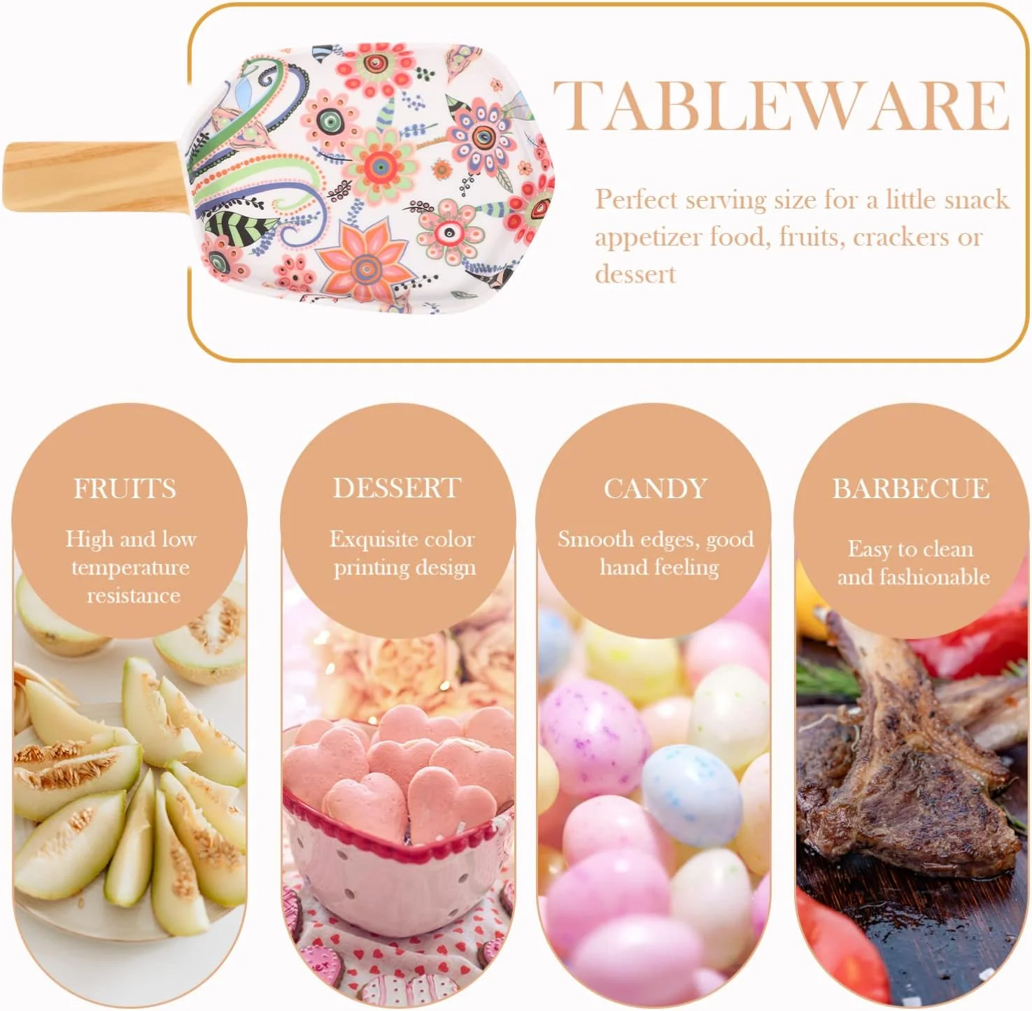 ظرف پخت ملامینه با دستگیره، بشقاب های پخت نشکن، سینی دسر برای سوفله، لازانیا، گراتین، کباب کردن، برشته کردن، پخت 30X14.7X2CM ظرف پخت ملامینه با دستگیره، بشقاب های پخت نشکن، سینی دسر برای سوفله، لازانیا، گراتین، کباب کردن، برشته کردن، پخت 30X14.7X2CM