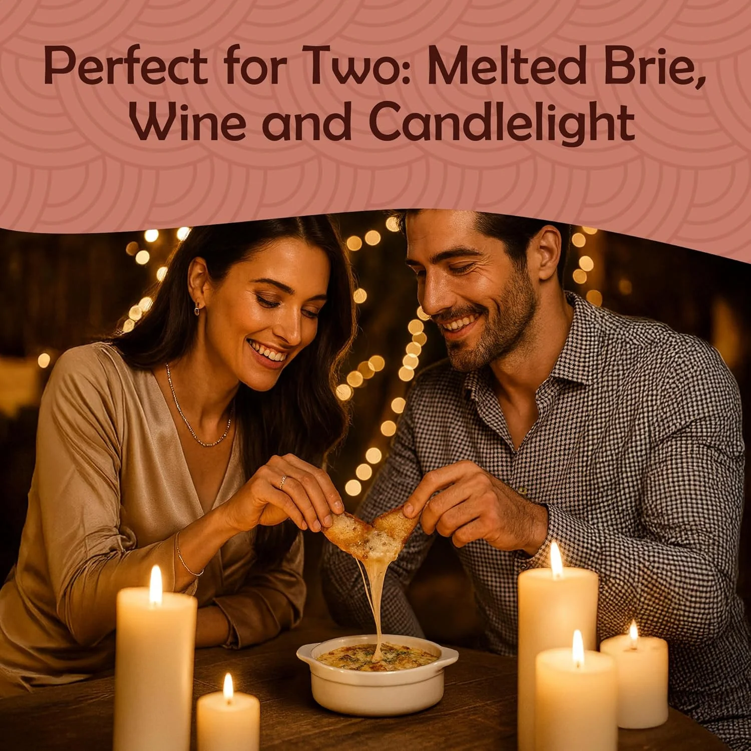 ظرف پخت پنیر بری مولدال با درب و کاردک - ظرف کممبر سفید - ظرف سرامیکی پخت پنیر بری - ظرف پخت پنیر - 5.5 اینچ - همراه با کاردک و جعبه