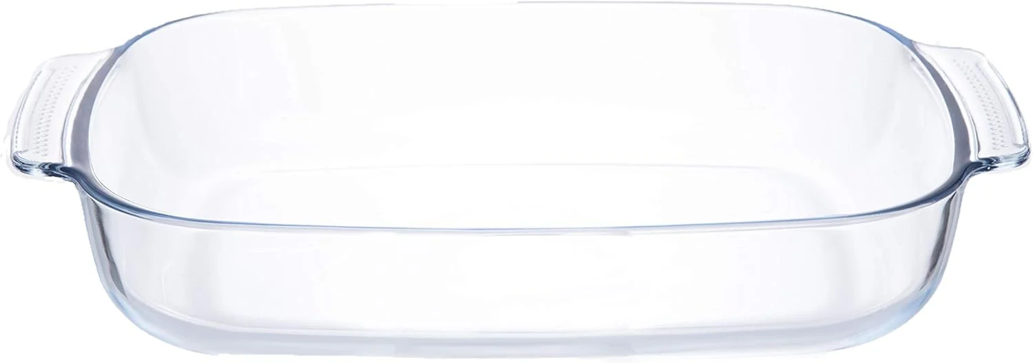 ظرف پخت مستطیلی شیشه ای تالیونا با دسته - 3.8 لیتر، شفاف، شیشه بوروسیلیکات، Tl2213518