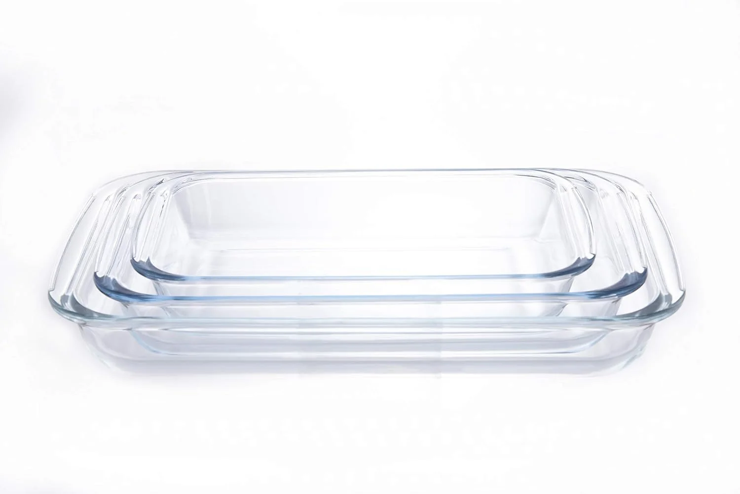 ست ظروف پیرکس مستطیلی 3 تکه تالیونا - 1.6، 2.2 و 3 لیتری، شفاف، شیشه بوروسیلیکات، TL2213523