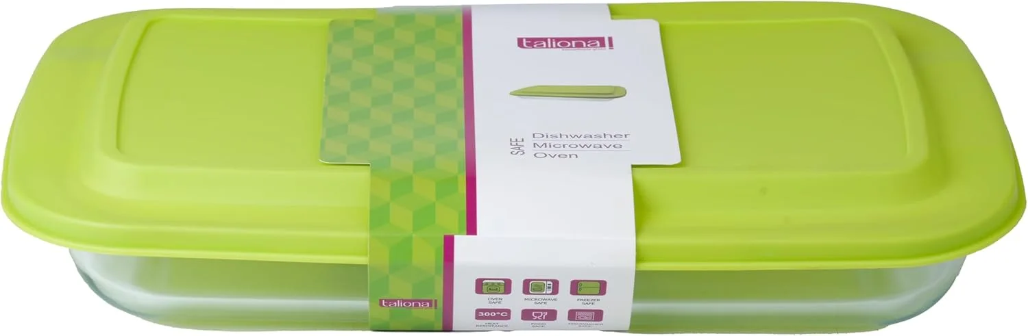 ظرف مستطیلی پیرکس تالیونا به همراه درب، با ظرفیت 3 لیتر ظرف مستطیلی پیرکس تالیونا به همراه درب، با ظرفیت 3 لیتر