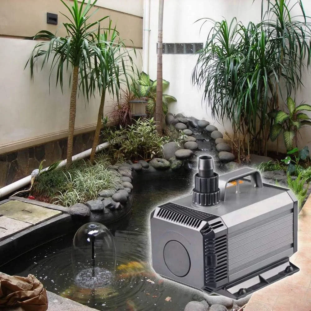 Hengbo Submersible Water Pump 200W Multi-Function Power Head 6800L/H for Fountain, Aquarium, Pond, Hydroponics - HQB-5500