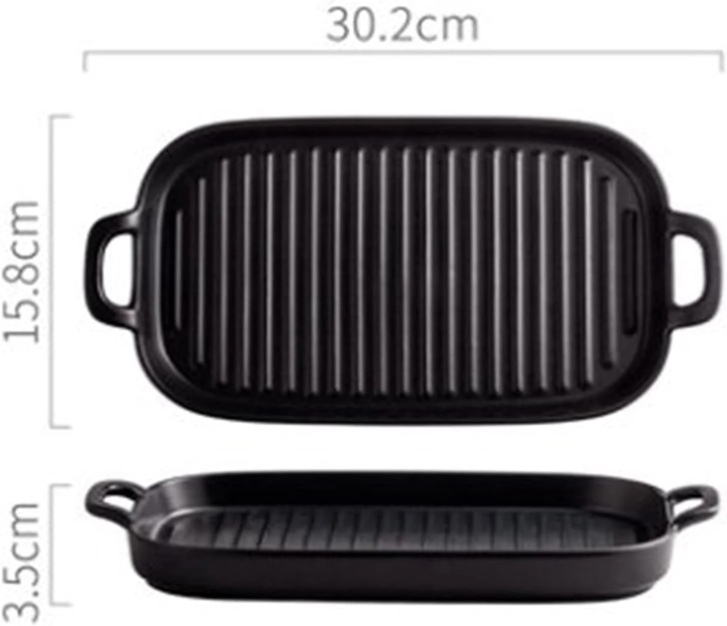 Ceramic Non-stick Baking Tray Nordic Ceramic Bakeware Baking Tray Microwave Oven Household Tableware Double Ear Fish Plate Ceramic Non-stick Baking Tray Nordic Ceramic Bakeware Baking Tray Microwave Oven Household Tableware Double Ear Fish Plate