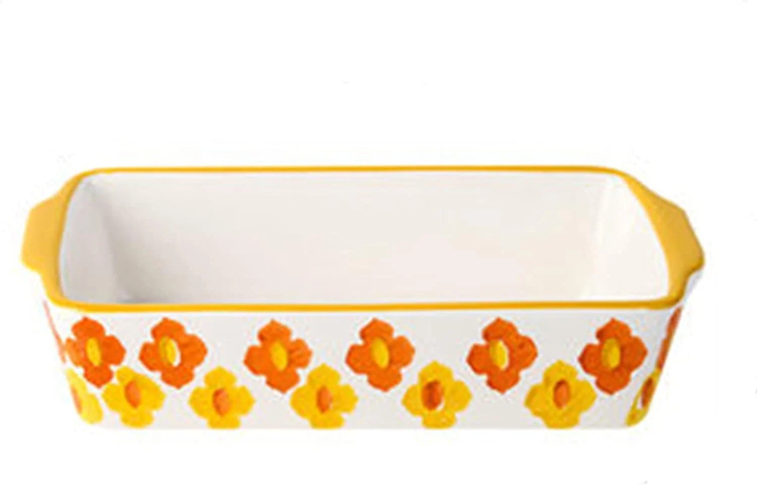 سینی فر سرامیکی نچسب مستطیلی، ظرف پخت خانگی، بشقاب پخت پنیر، ظرف برنج پخته شده، قابل استفاده در مایکروویو و مناسب برای سرو