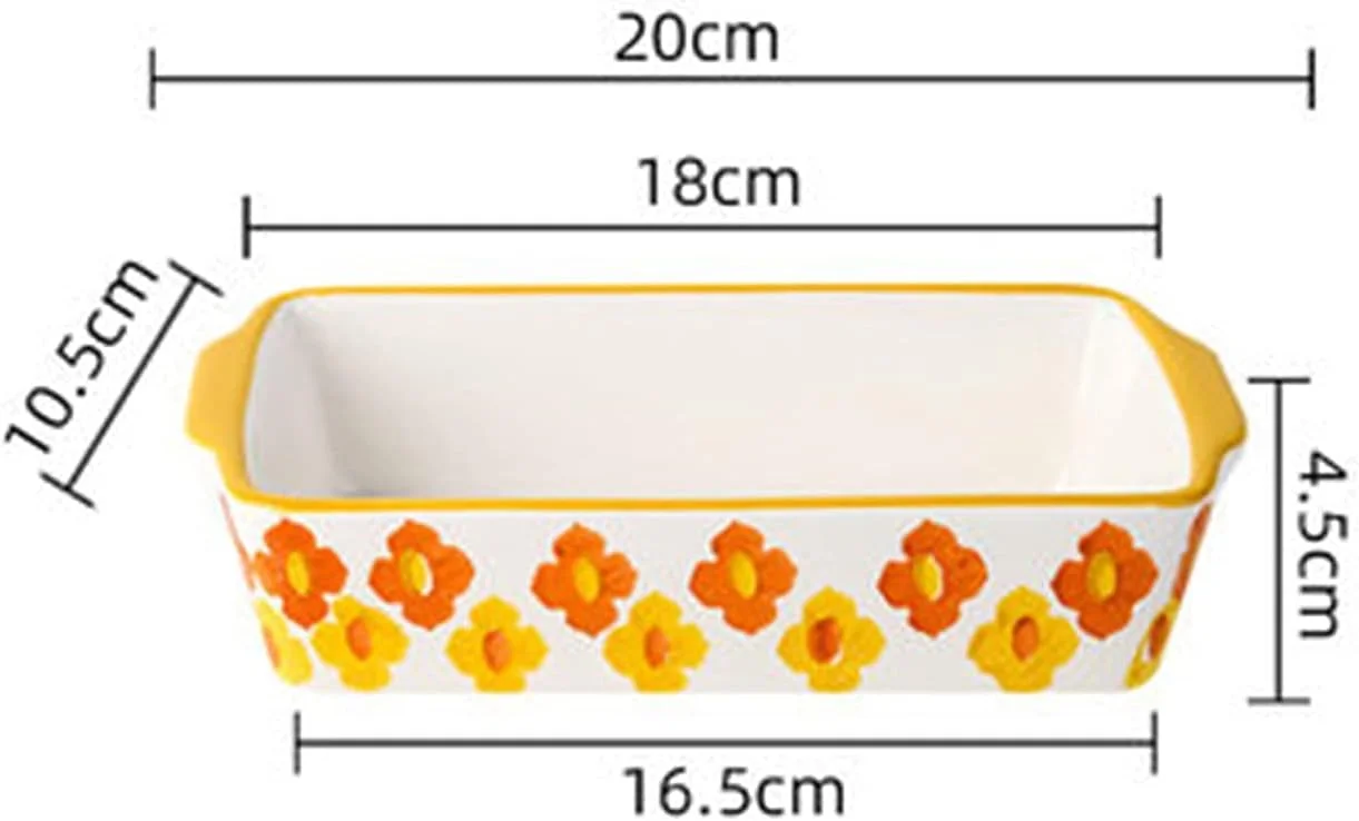 سینی فر سرامیکی نچسب مستطیلی، ظرف پخت خانگی، بشقاب پخت پنیر، ظرف برنج پخته شده، قابل استفاده در مایکروویو و مناسب برای سرو سینی فر سرامیکی نچسب مستطیلی، ظرف پخت خانگی، بشقاب پخت پنیر، ظرف برنج پخته شده، قابل استفاده در مایکروویو و مناسب برای سرو