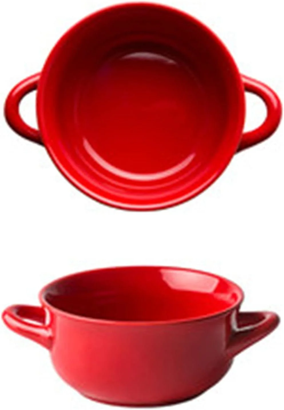 سینی فر سرامیکی نچسب دو گوش، ظرف پخت سرامیکی، ظرف غذاخوری خانگی، بشقاب، ظرف برنج پخته شده با پنیر، کاسه مخصوص مایکروویو