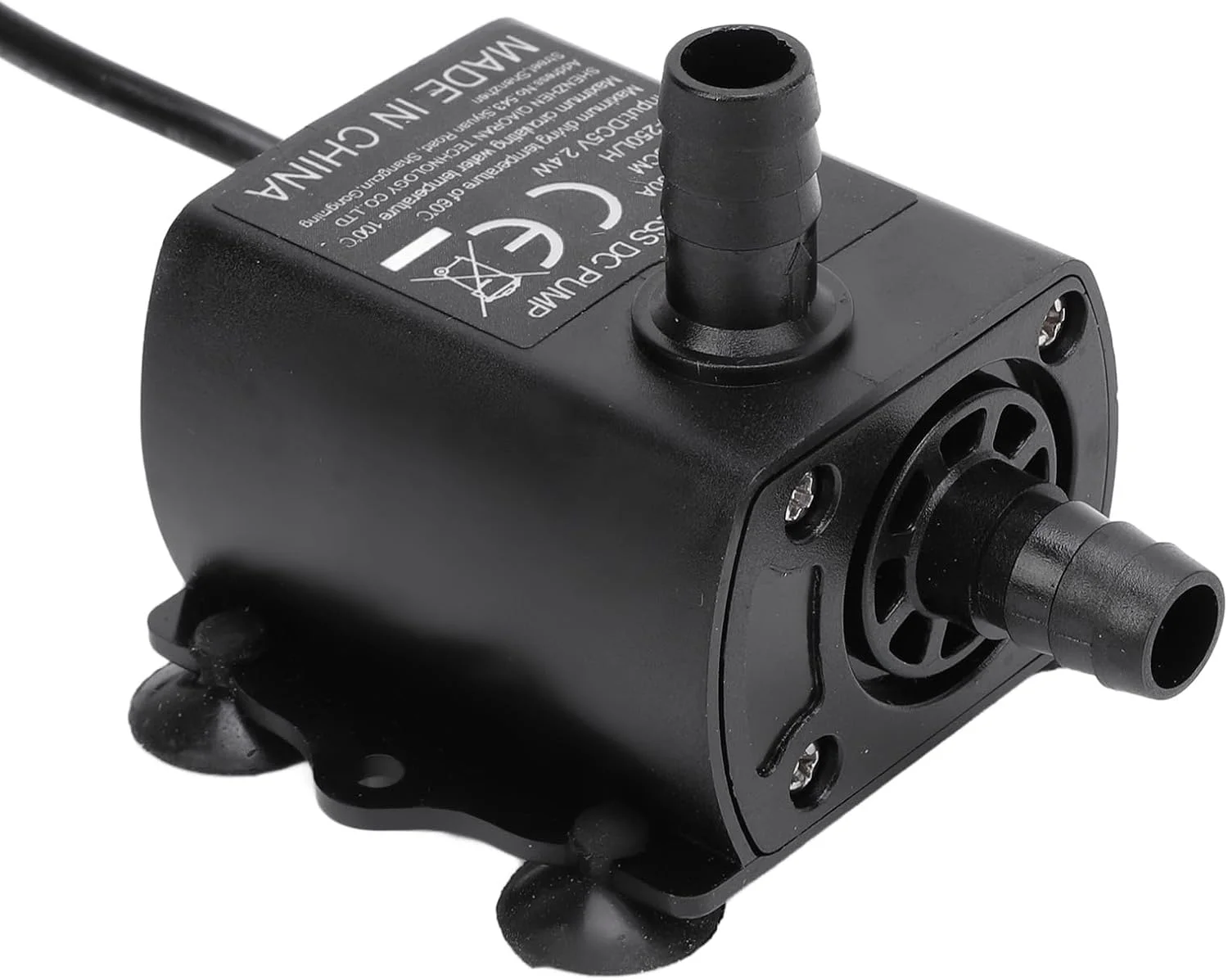 پمپ آب شناور کوچک با ارتفاع پمپاژ 0-200 سانتی متر، جریان آب 0-250 لیتر در ساعت، استاندارد IP68، پمپ آب USB با ولتاژ DC5V و توان 2.4 وات به همراه نشانگر LED پمپ آب شناور کوچک با ارتفاع پمپاژ 0-200 سانتی متر، جریان آب 0-250 لیتر در ساعت، استاندارد IP68، پمپ آب USB با ولتاژ DC5V و توان 2.4 وات به همراه نشانگر LED