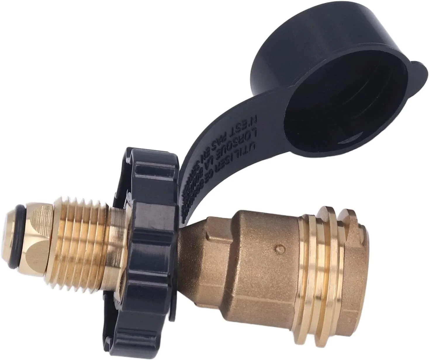 آداپتور گاز برنجی با دستگاه ایمنی برای اجاق گاز کمپینگ - کوپلر در اندازه جمع و جور آداپتور گاز برنجی با دستگاه ایمنی برای اجاق گاز کمپینگ - کوپلر در اندازه جمع و جور