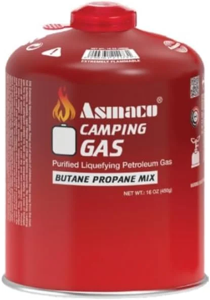 کپسول گاز سفری آسماکو - گاز بوتان نوع پیچی - کارتریج شیر گاز بوتان پروپان - کارتریج گاز سفری بوتان پروپان - 450 گرم - گاز بوتان کپسول گاز سفری آسماکو - گاز بوتان نوع پیچی - کارتریج شیر گاز بوتان پروپان - کارتریج گاز سفری بوتان پروپان - 450 گرم - گاز بوتان