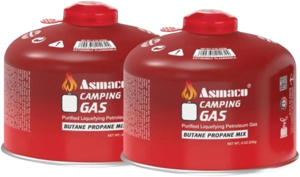 گاز مسافرتی آسماکو - 2 عدد - گاز بوتان نوع پیچی - کارتریج شیر گاز بوتان پروپان - گاز مسافرتی کارتریج بوتان پروپان - 230 گرم گاز مسافرتی آسماکو - 2 عدد - گاز بوتان نوع پیچی - کارتریج شیر گاز بوتان پروپان - گاز مسافرتی کارتریج بوتان پروپان - 230 گرم