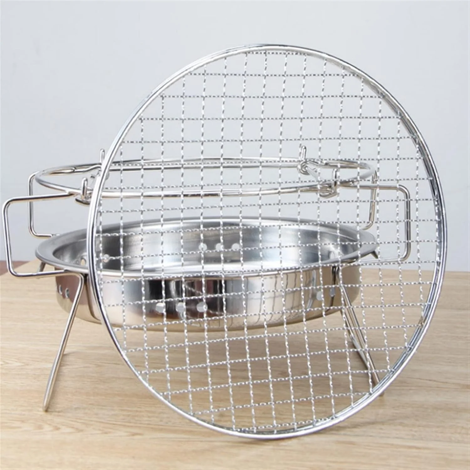 اجاق گاز باربیکیو استیل قابل حمل تاشو مناسب پیک نیک و کمپینگ اجاق گاز باربیکیو استیل قابل حمل تاشو مناسب پیک نیک و کمپینگ