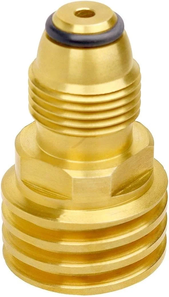 آداپتور مخزن پروپان جهانی ANPTGHT، تبدیل شیر سرویس مخزن POL LP قدیمی به QCC1 / شیلنگ یا رگولاتور Type1، شیر مخزن LP 100 پوندی به اتصالات آداپتور گاز برنجی جامد Type-1، 2 عدد آداپتور مخزن پروپان جهانی ANPTGHT، تبدیل شیر سرویس مخزن POL LP قدیمی به QCC1 / شیلنگ یا رگولاتور Type1، شیر مخزن LP 100 پوندی به اتصالات آداپتور گاز برنجی جامد Type-1، 2 عدد