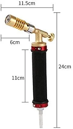 مشعل جوشکاری با احتراق الکترونیکی گاز پروپان مایع Anonime با شلنگ 2.5 متری برای لحیم کاری، جوشکاری، پخت و پز، گرمایش، تمام مس مشعل جوشکاری با احتراق الکترونیکی گاز پروپان مایع Anonime با شلنگ 2.5 متری برای لحیم کاری، جوشکاری، پخت و پز، گرمایش، تمام مس