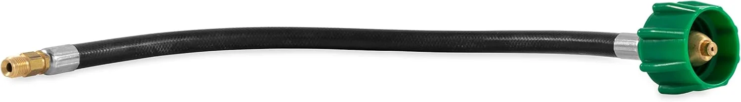 اتصال شلنگ پروپان 15 اینچی Camco، اتصال سیلندر پروپان به تنظیم کننده پروپان RV یا تریلر، محافظت حرارتی و محافظت در برابر جریان اضافی (59065)