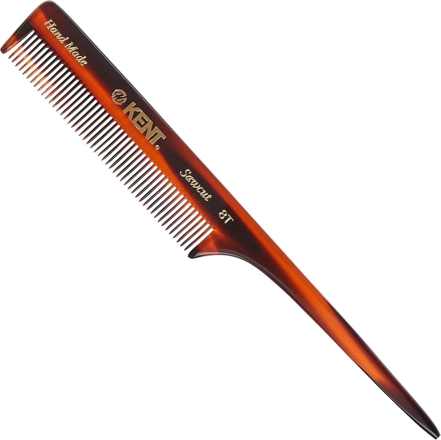 شانه دم باریک دستی زنانه مدل A 8T کنت براشز