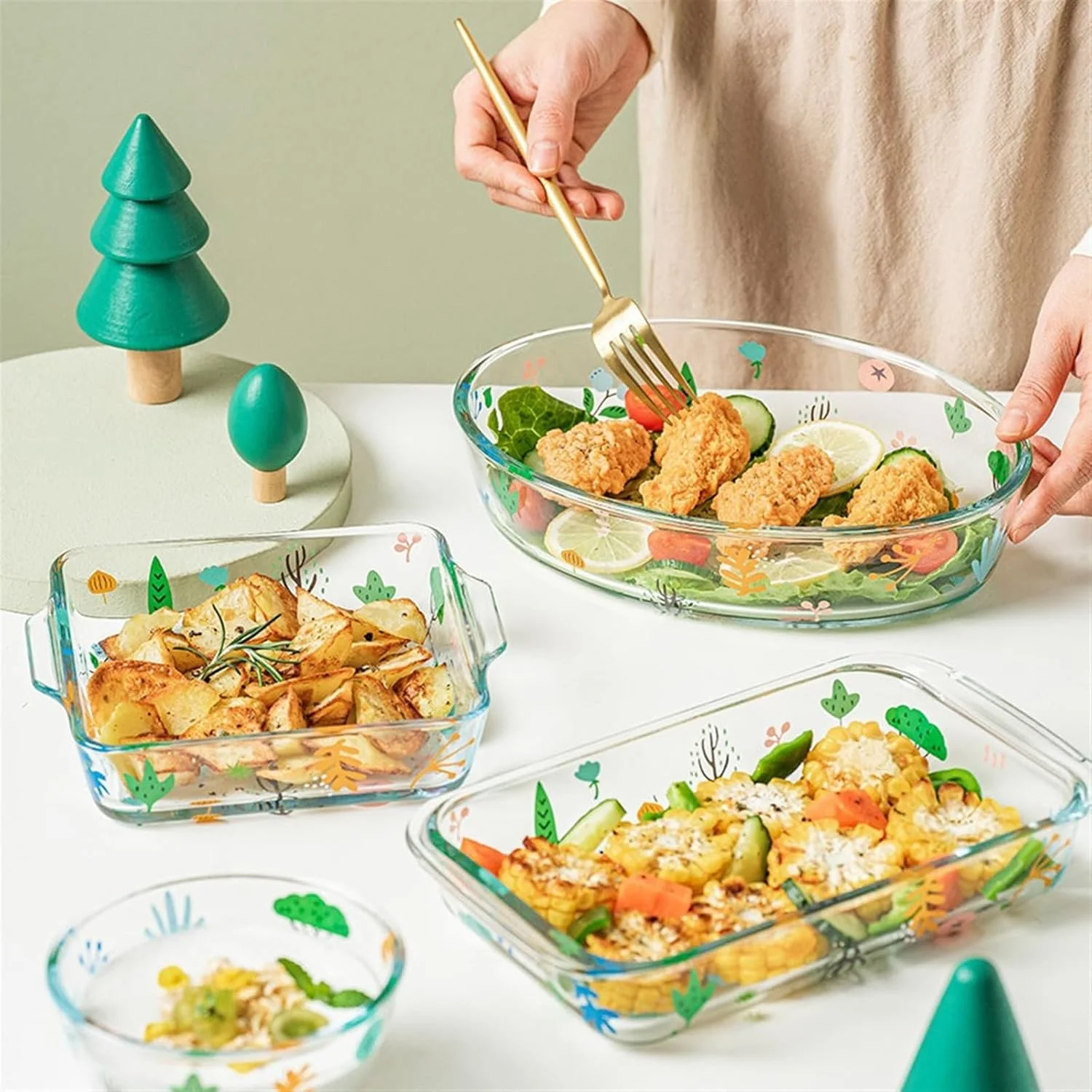 ظرف فر شیشه ای، ظرف پخت برنج، بشقاب بوروسیلیکات بالا، بشقاب شام دوتایی، بشقاب بخارپز، کاسه سالاد، ظرف فر سرامیکی (700 میلی لیتر) ظرف فر شیشه ای، ظرف پخت برنج، بشقاب بوروسیلیکات بالا، بشقاب شام دوتایی، بشقاب بخارپز، کاسه سالاد، ظرف فر سرامیکی (700 میلی لیتر)