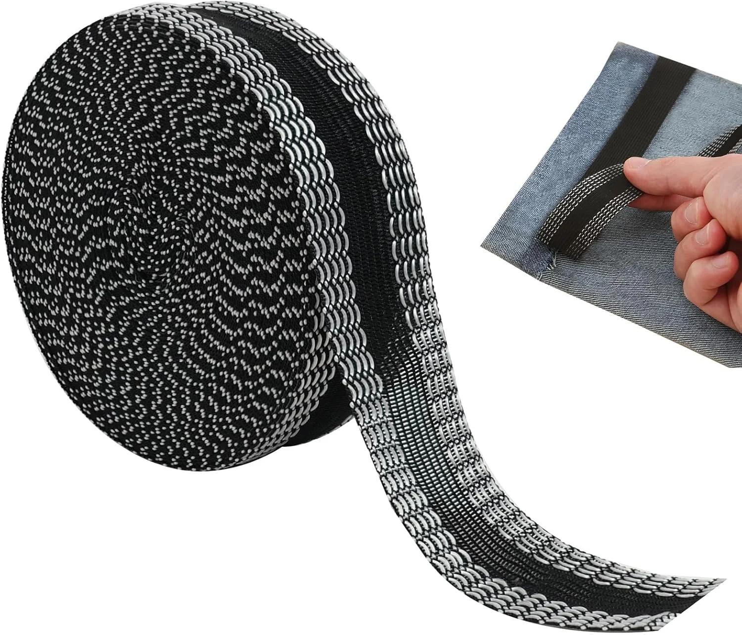 نوار چسب پارچه اتویی 10 متری، عرض 2.5 سانتی‌متر، مناسب برای کوتاه کردن آسان شلوار و پارچه، بدون نیاز به دوخت، برای شلوار جین، شلوارهای رسمی، پرده و روتختی