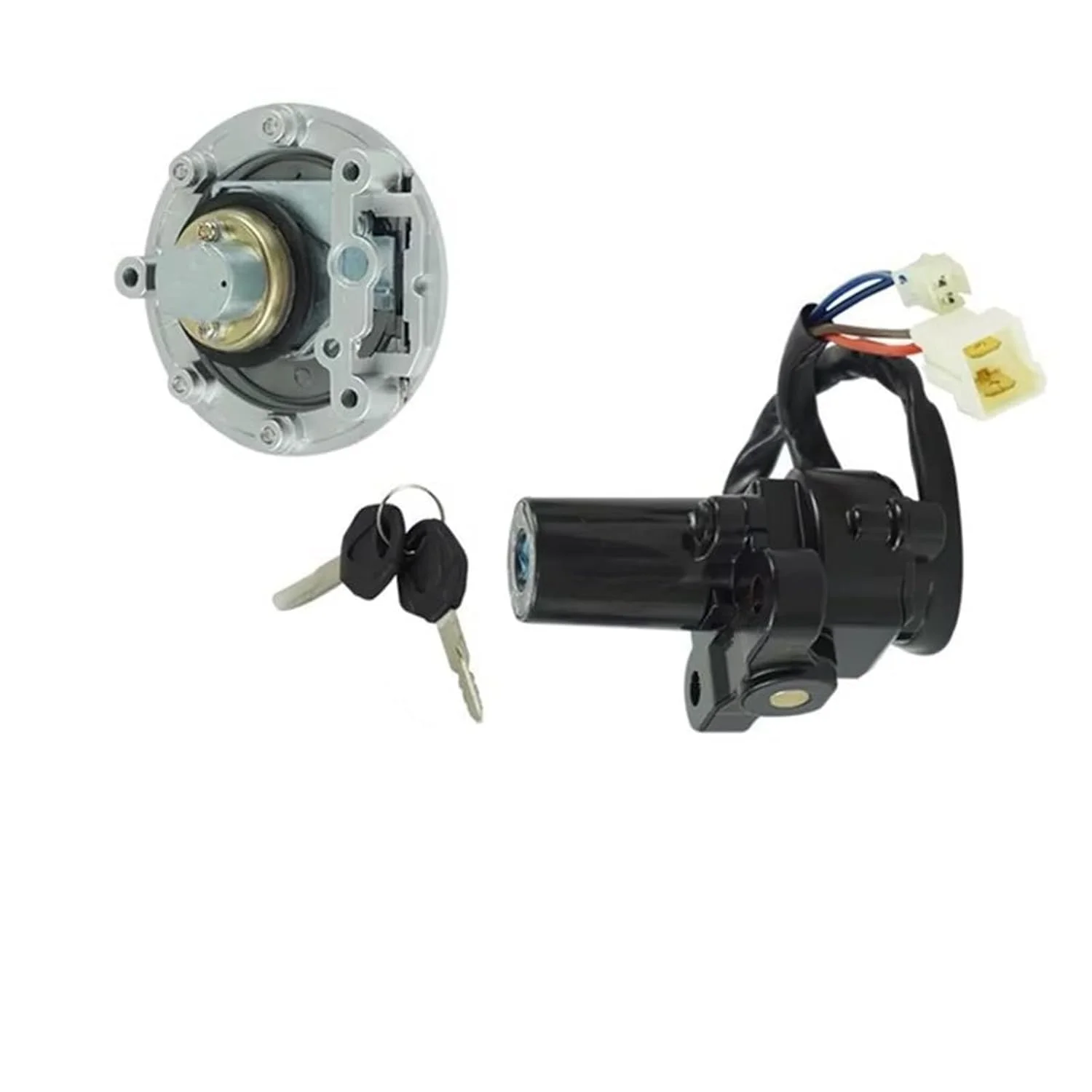 سوئیچ استارت موتور سیکلت سازگار با Fz1 Fz1s برای Fz1n برای Fz1000 2006-2015 برای Fz6r 2004-2016 لوازم جانبی موتور سیکلت کیت قفل سوئیچ استارت