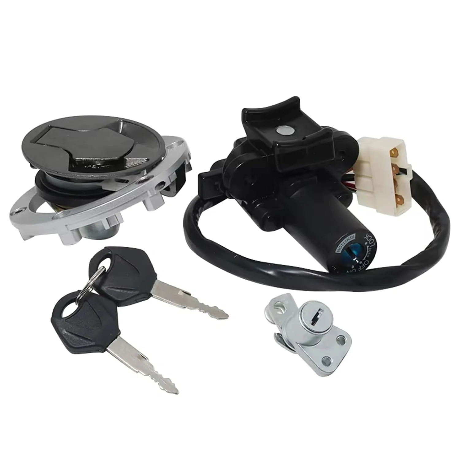 سوئیچ استارت موتور سیکلت سازگار با Br250 برای Z250sl Abs 2014 2015 2016 لوازم جانبی موتور سیکلت کیت قفل سوئیچ استارت درب باک