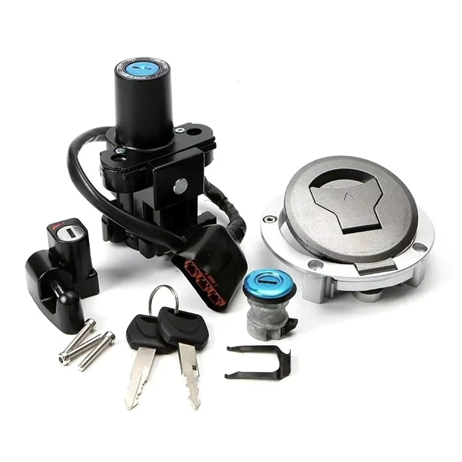 سوئیچ استارت موتور سیکلت سازگار با Crf250 Crf250rl برای رالی 2017 2018 2019 2020 لوازم جانبی موتور سیکلت کیت قفل درب باک و سوئیچ