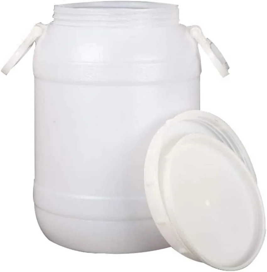 سطل پلاستیکی ذخیره آب خانگی MNSSRN، مخزن ذخیره آب ضخیم عمودی با درب، سطل ذخیره سازی عسل/تخمیر با ظرفیت بزرگ، 30 لیتر