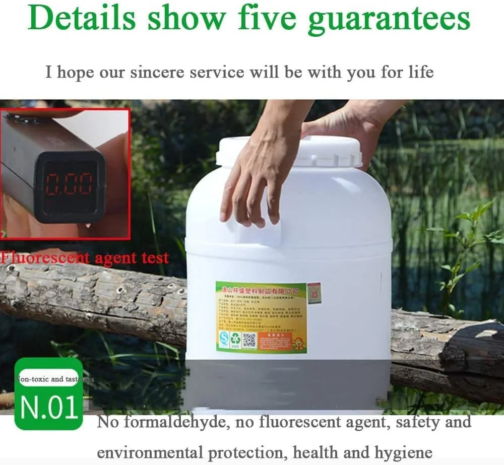 سطل پلاستیکی ذخیره آب خانگی MNSSRN، مخزن ذخیره آب ضخیم عمودی با درب، سطل ذخیره سازی عسل/تخمیر با ظرفیت بزرگ، 30 لیتر سطل پلاستیکی ذخیره آب خانگی MNSSRN، مخزن ذخیره آب ضخیم عمودی با درب، سطل ذخیره سازی عسل/تخمیر با ظرفیت بزرگ، 30 لیتر