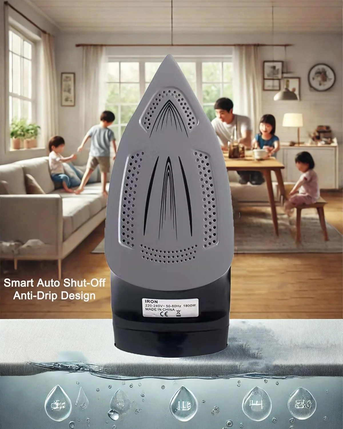 اتو بخار هوشمند قدرتمند 1800 وات، اتو بخار عمودی، کنترل آسان دما، خاموش شدن خودکار ضد چکه، مخزن آب بزرگ، گرم شدن سریع، خود تمیز شونده، کنترل دما برای پنبه، کتان، ابریشم، پشم اتو بخار هوشمند قدرتمند 1800 وات، اتو بخار عمودی، کنترل آسان دما، خاموش شدن خودکار ضد چکه، مخزن آب بزرگ، گرم شدن سریع، خود تمیز شونده، کنترل دما برای پنبه، کتان، ابریشم، پشم