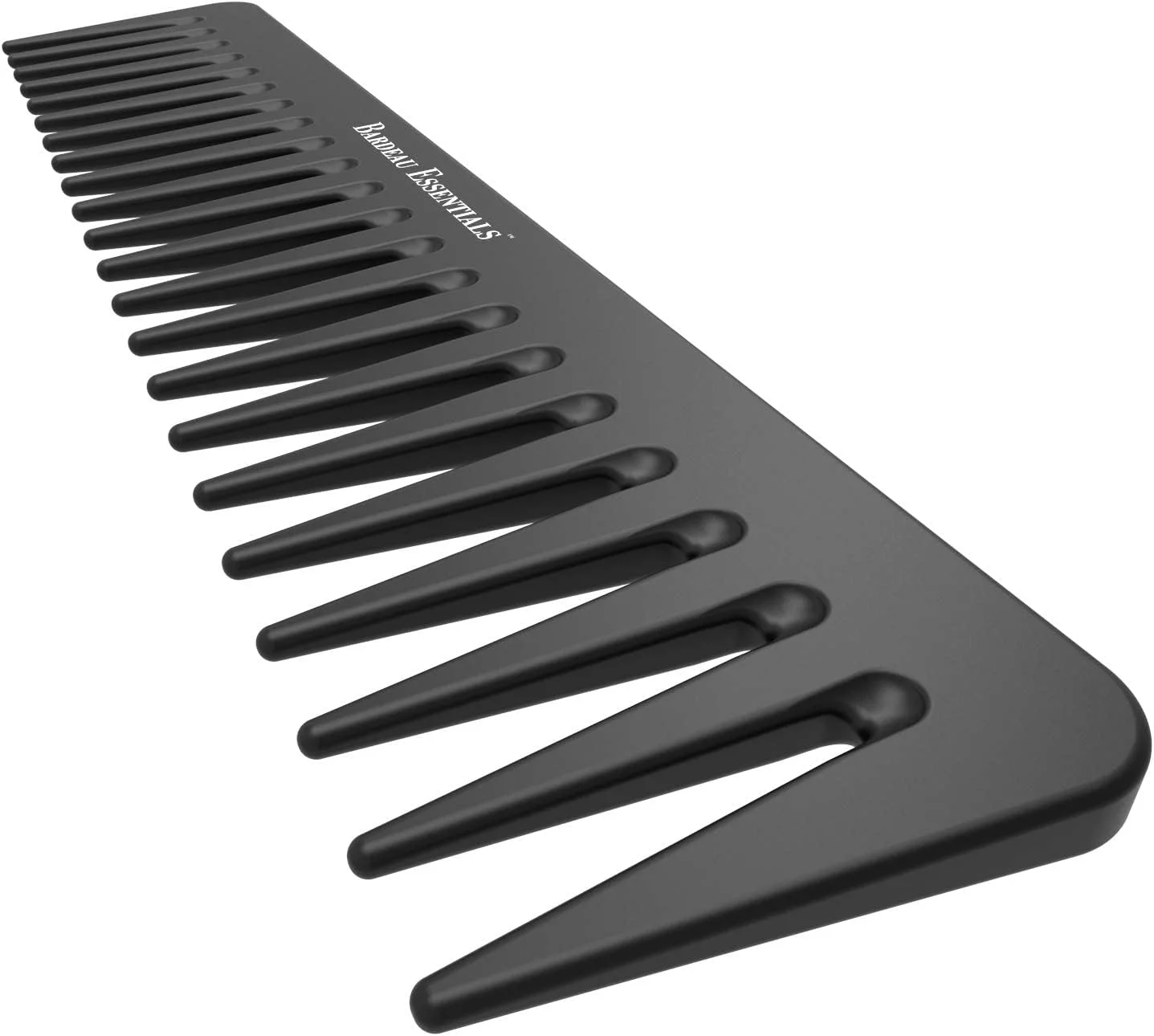 شانه دم موشی با پین فولادی، شانه پوش دهنده مقاوم در برابر حرارت فیبر کربنی با دم فلزی استیل و شانه چوبی دندانه ریز