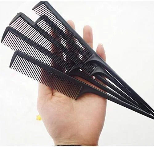 شانه دم موشی، شانه دندانه ریز دم موشی، شانه حالت دهی و پوش دهی موی آرایشگری برای زنان، شانه دم موشی ضد الکتریسیته ساکن و مقاوم در برابر حرارت برای حالت دادن به انواع مو