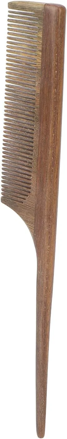 شانه دم موشی، شانه چوبی دست ساز با دندانه های گرد از چوب صندل برای مو و ریش