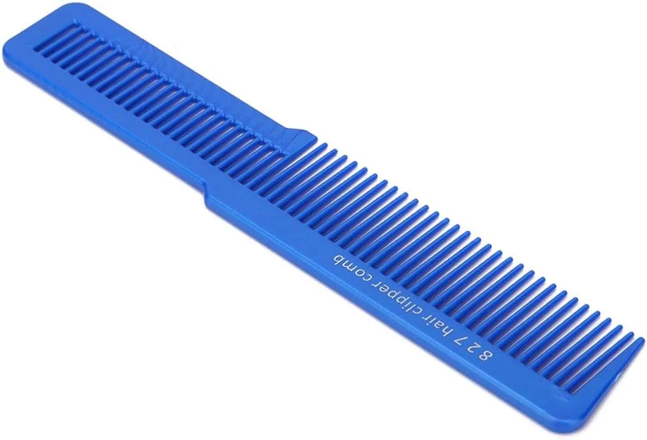 شانه دم موشی، شانه های حالت دهنده مو، شانه آرایشگری برای اصلاح مو، پلاستیک کربنی ضد الکتریسیته ساکن حرفه ای با طراحی ضد لغزش برای آرایشگران (آبی)