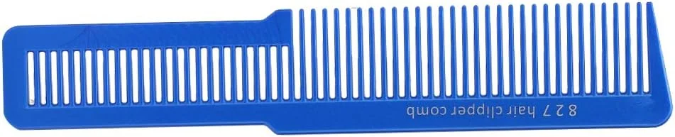 شانه دم موشی، شانه های حالت دهنده مو، شانه آرایشگری برای اصلاح مو، پلاستیک کربنی ضد الکتریسیته ساکن حرفه ای با طراحی ضد لغزش برای آرایشگران (آبی)