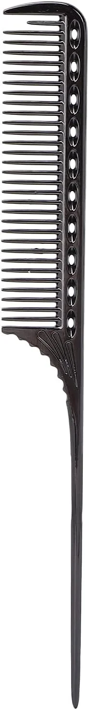 شانه دم باریک Socialme، بدون آسیب به مو و پوست سر، مناسب برای حالت دادن، رنگ کردن مو، جدا کردن و شانه زدن موهای زنانه (مشکی)