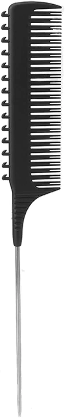 شانه حرفه ای قابل حمل سوراندی برای حالت دادن، بافتن و جدا کردن مو، مناسب برای هایلایت و یکدست کردن مو (مشکی)