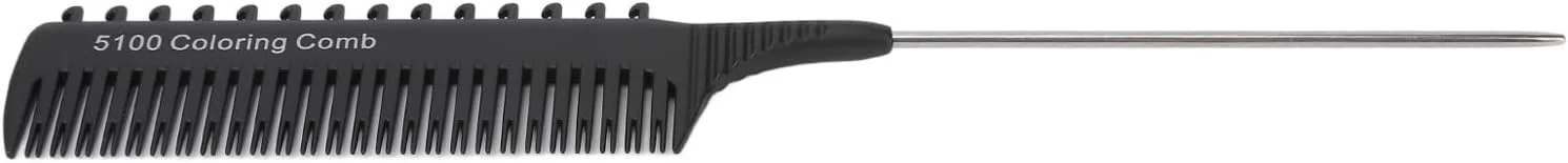 شانه حرفه ای قابل حمل سوراندی برای حالت دادن، بافتن و جدا کردن مو، مناسب برای هایلایت و یکدست کردن مو (مشکی)