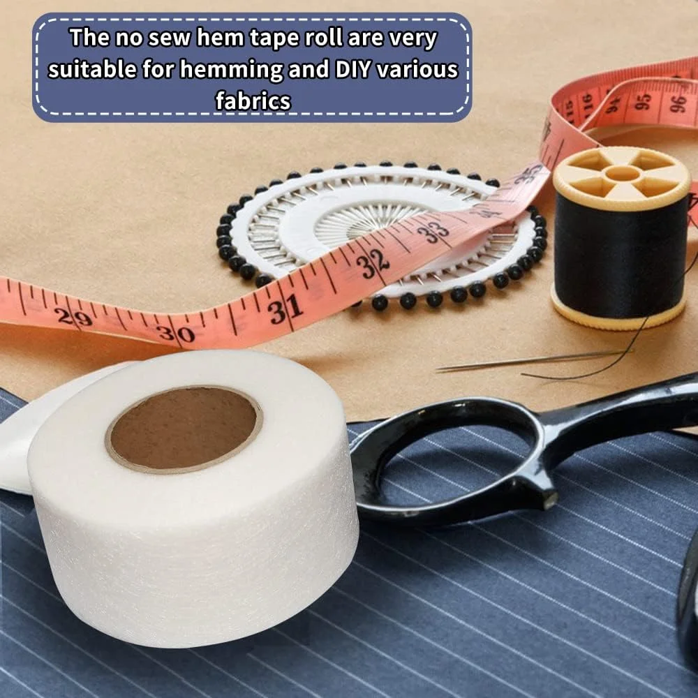 نوار لبه چسبی HOOZILI فوق العاده پهن، تار عنکبوتی شگفت انگیز، بدون نیاز به دوخت، نوار لبه چسبی قوی، نوار لبه چسبی ذوب شونده برای تعمیر پرده ها، لباس های ضخیم و پارچه ها، 70 یارد 1 رول نوار لبه چسبی HOOZILI فوق العاده پهن، تار عنکبوتی شگفت انگیز، بدون نیاز به دوخت، نوار لبه چسبی قوی، نوار لبه چسبی ذوب شونده برای تعمیر پرده ها، لباس های ضخیم و پارچه ها، 70 یارد 1 رول