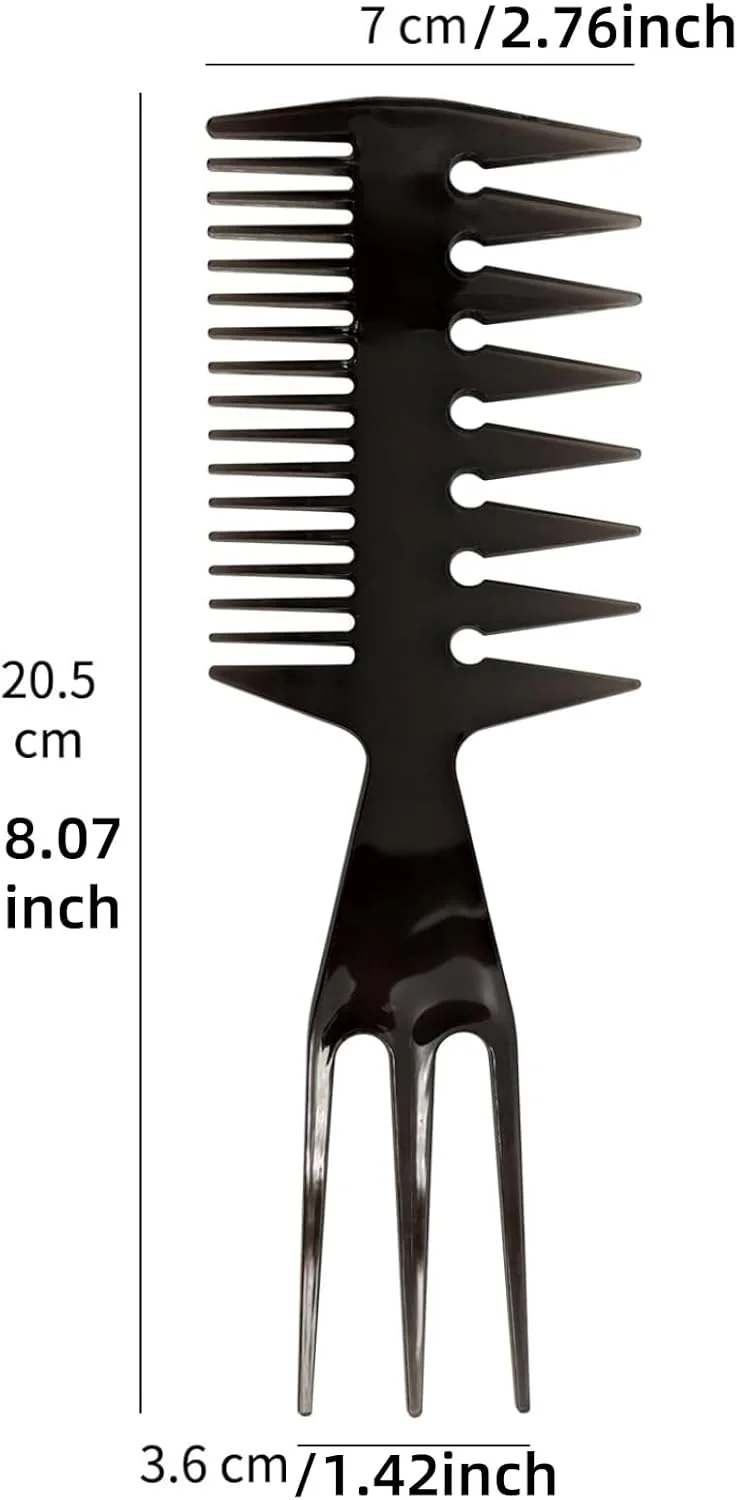 شانه حالت دهنده یونیورسال - شانه دندانه پهن و شانه دم موشی برای آراستگی موی آقایان و بانوان