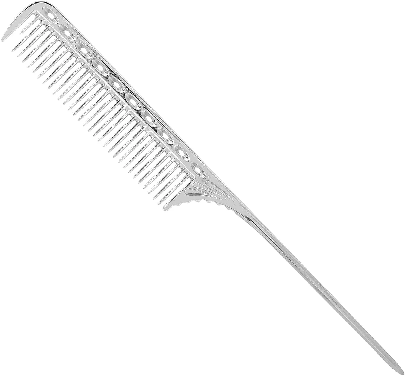 شانه مو Topiky، شانه دم موشی سبک وزن و استفاده آسان برای حالت دادن به مو، رنگ کردن مو، جدا کردن و شانه زدن مو (نقره ای)