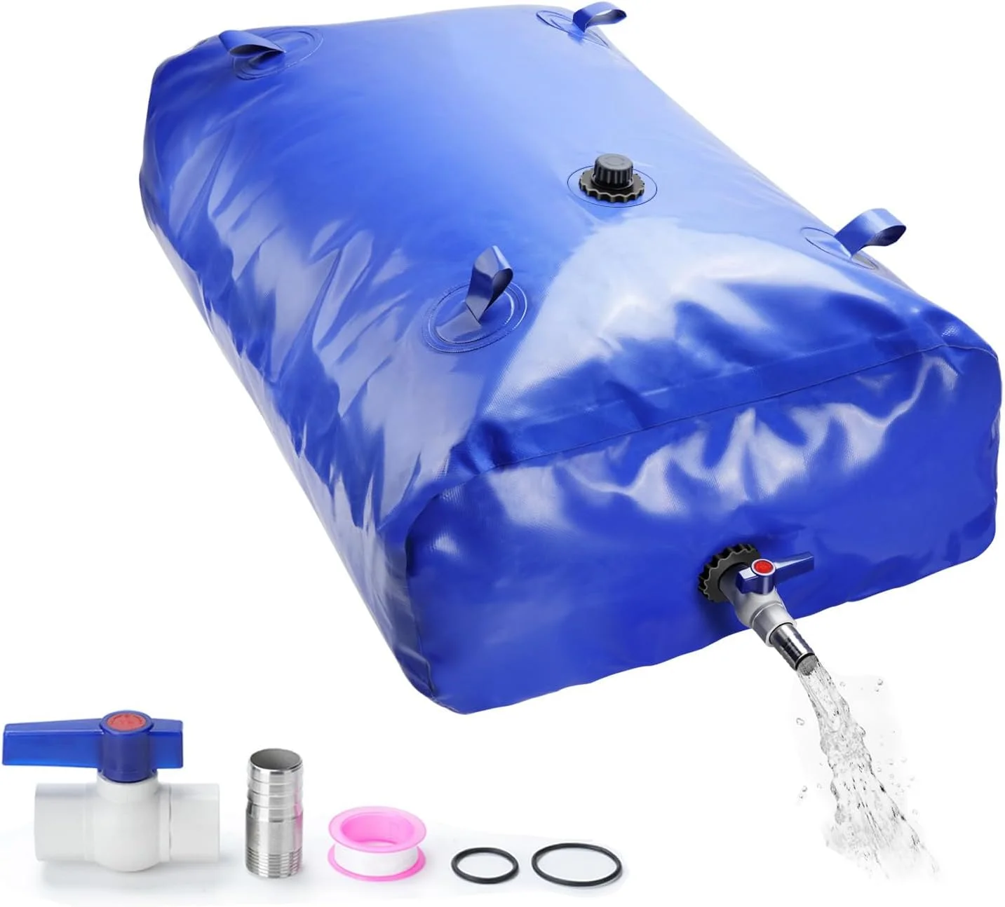 مخزن آب oumuik برای فرغون | کیسه آب متحرک بیرونی با شیر خروجی و تشک ضد لغزش | بطری آب تاشو ساخته شده از PVC بسیار بادوام | قابل استفاده مجدد 350 لیتری مخزن آب oumuik برای فرغون | کیسه آب متحرک بیرونی با شیر خروجی و تشک ضد لغزش | بطری آب تاشو ساخته شده از PVC بسیار بادوام | قابل استفاده مجدد 350 لیتری