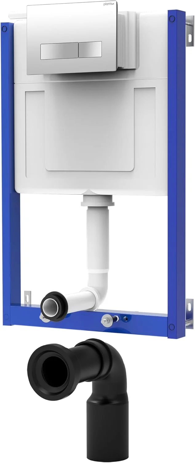 فلاش تانک توکار Plantex برای توالت/سیفون تخلیه با ظرفیت آب 8 لیتری با نیم فریم/مخزن باریک و شیک با صفحه فلاش/سیفون توکار (بسته 1 عددی) فلاش تانک توکار Plantex برای توالت/سیفون تخلیه با ظرفیت آب 8 لیتری با نیم فریم/مخزن باریک و شیک با صفحه فلاش/سیفون توکار (بسته 1 عددی)