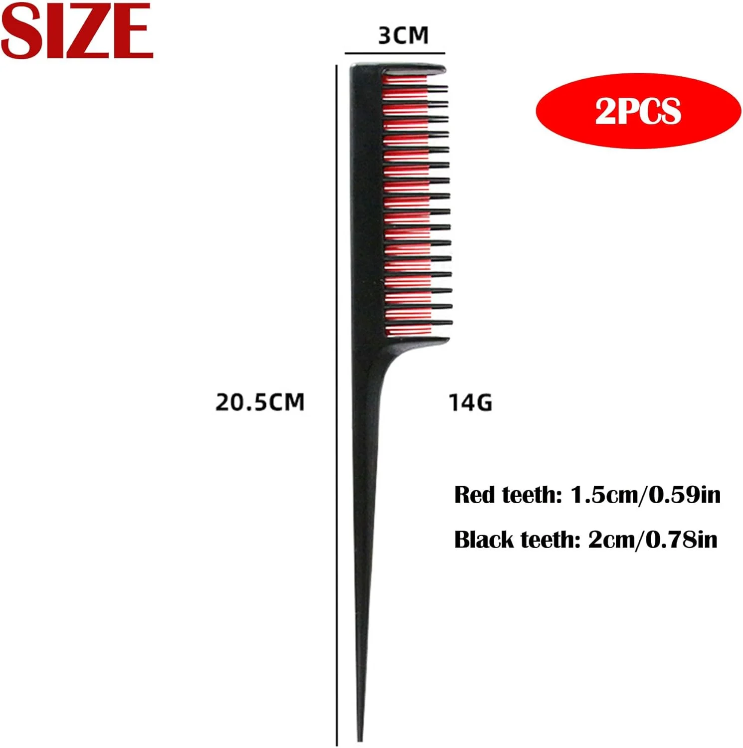 بسته های شانه دم موشی Ltsbaed بسته 2 عددی شانه موی فیبر کربنی آنتی استاتیک مشکی شانه پوش دهنده مو پلاستیکی شانه پوش سه تایی برای شانه زدن مو شانه های مقاوم در برابر حرارت مو