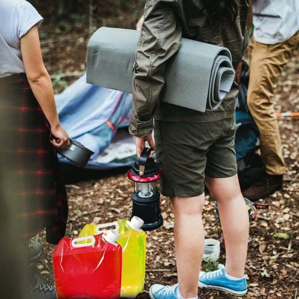 کیسه ذخیره آب تاشو قابل حمل (5 لیتری) - مجموعه 3 عددی