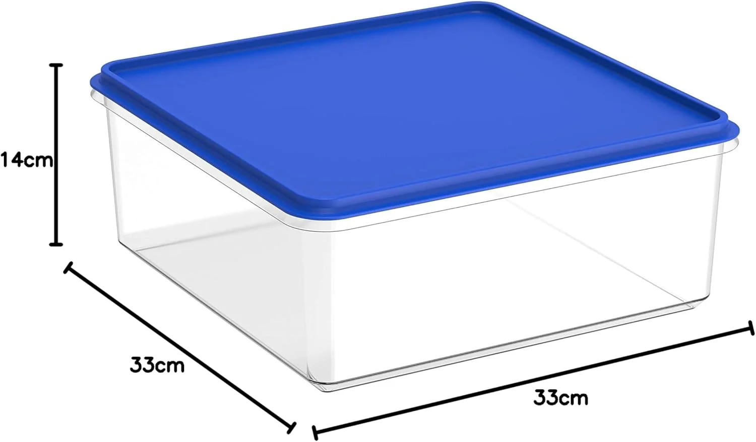 ظروف نگهداری مواد غذایی Cosmoplast، بسته 6، 8، 10 لیتری، آبی