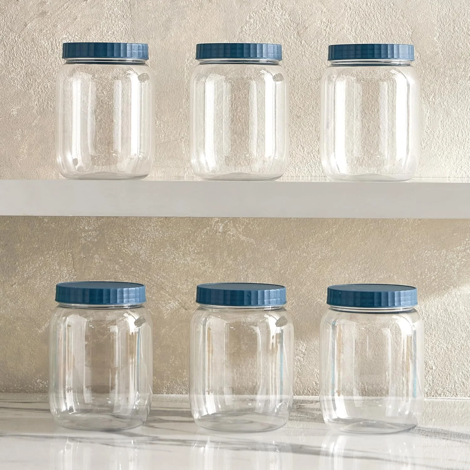 ست ظروف کوچک 6 تکه HomeBox Spectra Pet - 1 لیتری