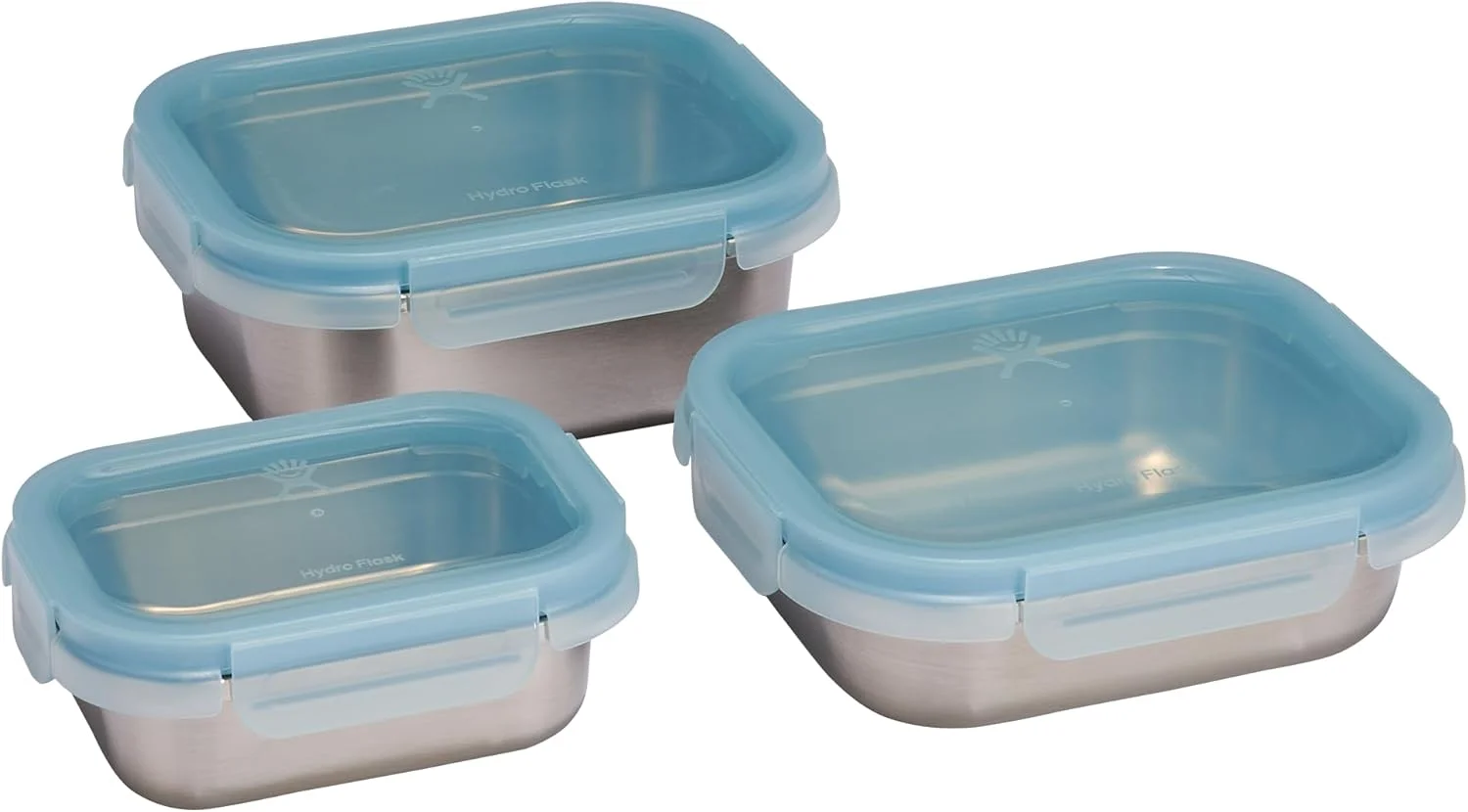 مجموعه ظروف غذای هیدرو فلاسک مدل Rain - شامل ظروف 2، 3.5 و 5 پیمانه
