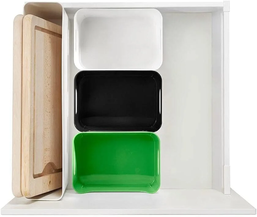 باکس ذخیره سازی باز آشپزخانه ایکیا، سفید، 24x17x10 سانتی متر، بدون 