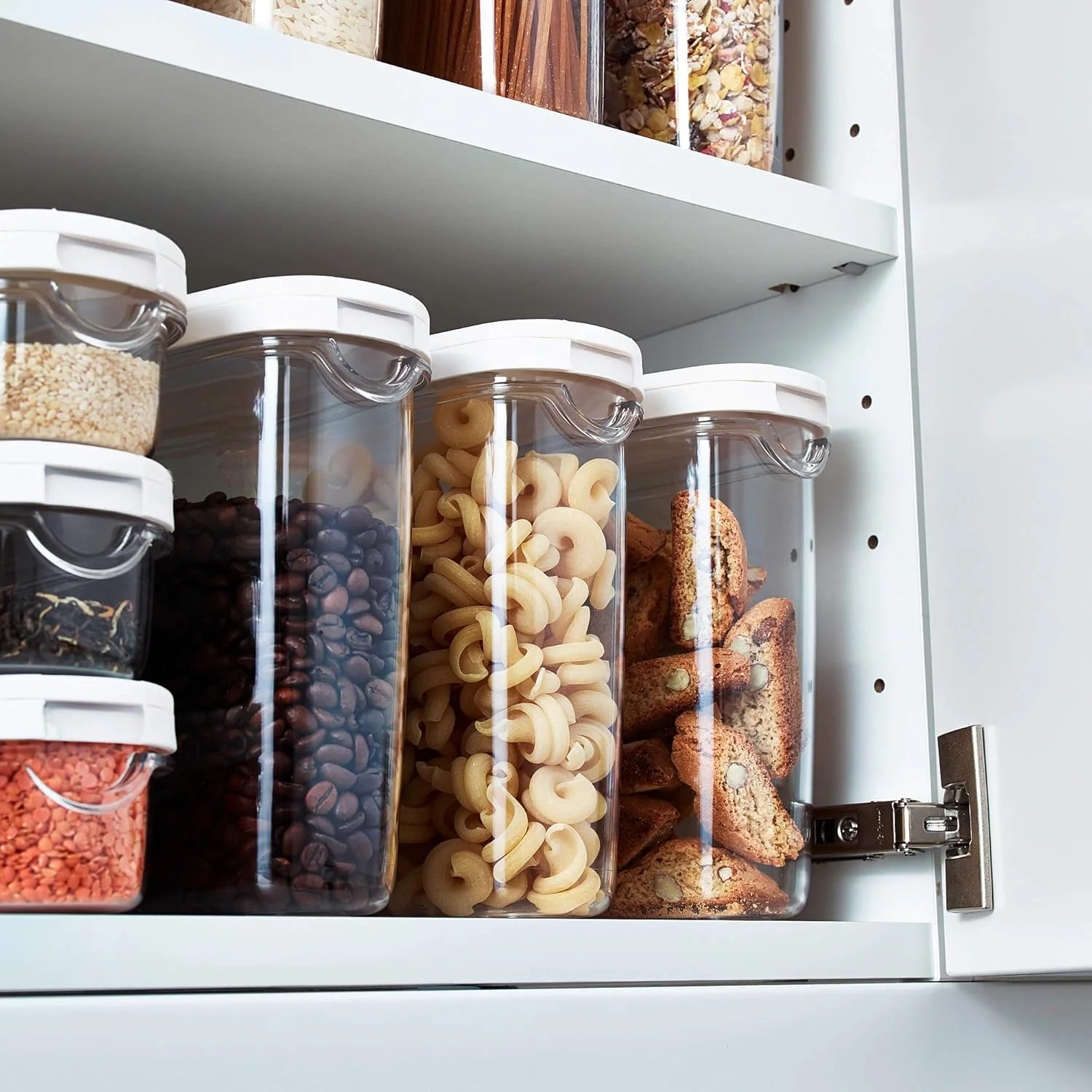 ظرف پلاستیکی پلی پروپیلن ایکیا با درب - 1.3 لیتر، ست 4 عددی، سفید، شفاف ظرف پلاستیکی پلی پروپیلن ایکیا با درب - 1.3 لیتر، ست 4 عددی، سفید، شفاف