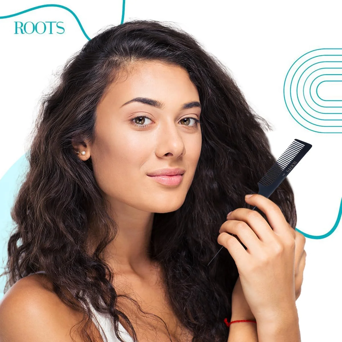 روتس - شانه دم باریک حرفه ای - شانه دم موشی - شانه سالنی