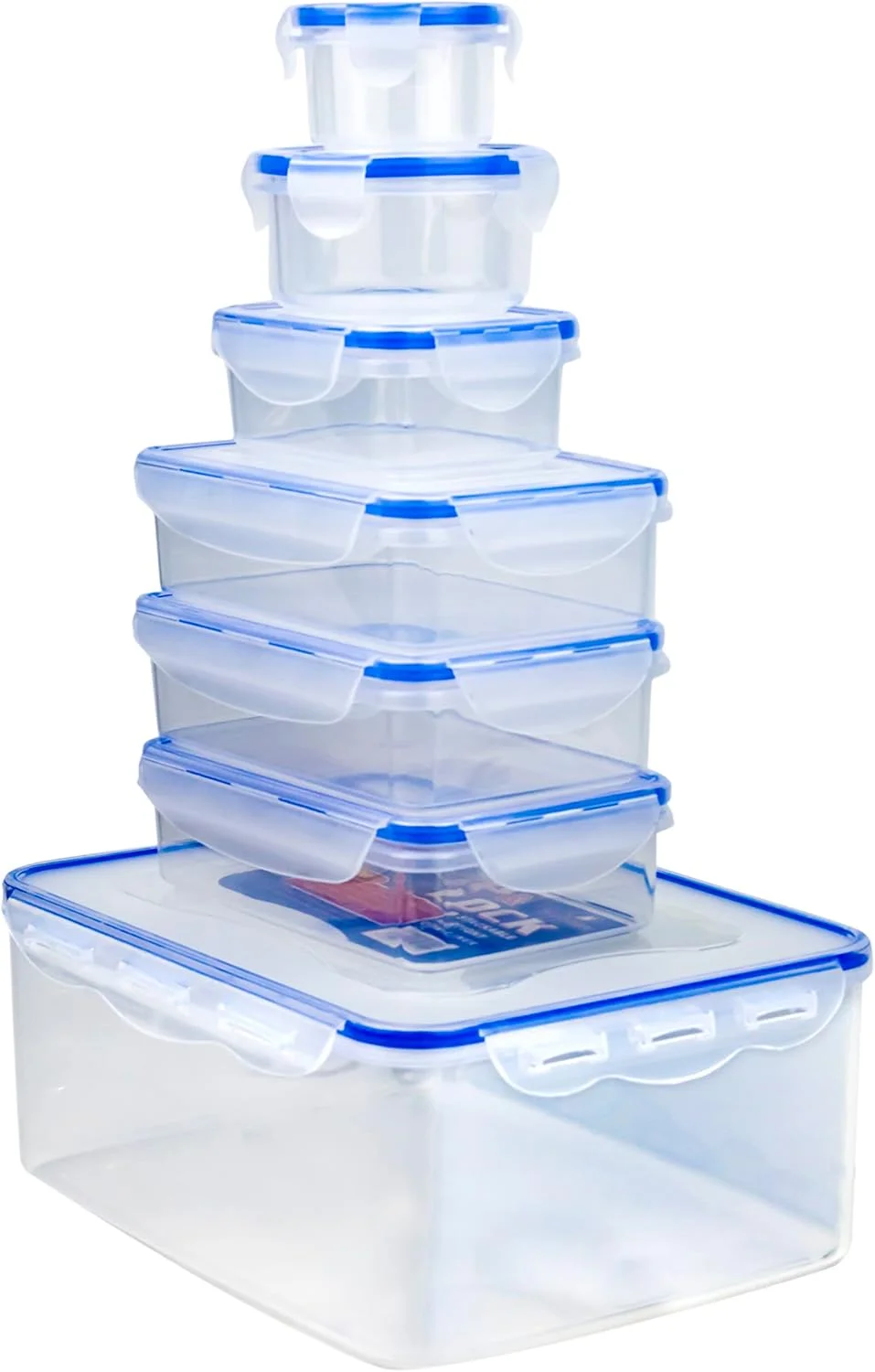 ست ظروف نگهدارنده غذا پلی پروپیلن Mondex - مجموعه 7 عددی ظروف آماده سازی و نگهداری غذا (1 عدد 5000 میلی لیتر، 3 عدد 750 میلی لیتر، 1 عدد 300 میلی لیتر، 1 عدد 250 میلی لیتر، 100 میلی لیتر) - درب های محکم، فاقد BPA، قابل چیدن ست ظروف نگهدارنده غذا پلی پروپیلن Mondex - مجموعه 7 عددی ظروف آماده سازی و نگهداری غذا (1 عدد 5000 میلی لیتر، 3 عدد 750 میلی لیتر، 1 عدد 300 میلی لیتر، 1 عدد 250 میلی لیتر، 100 میلی لیتر) - درب های محکم، فاقد BPA، قابل چیدن