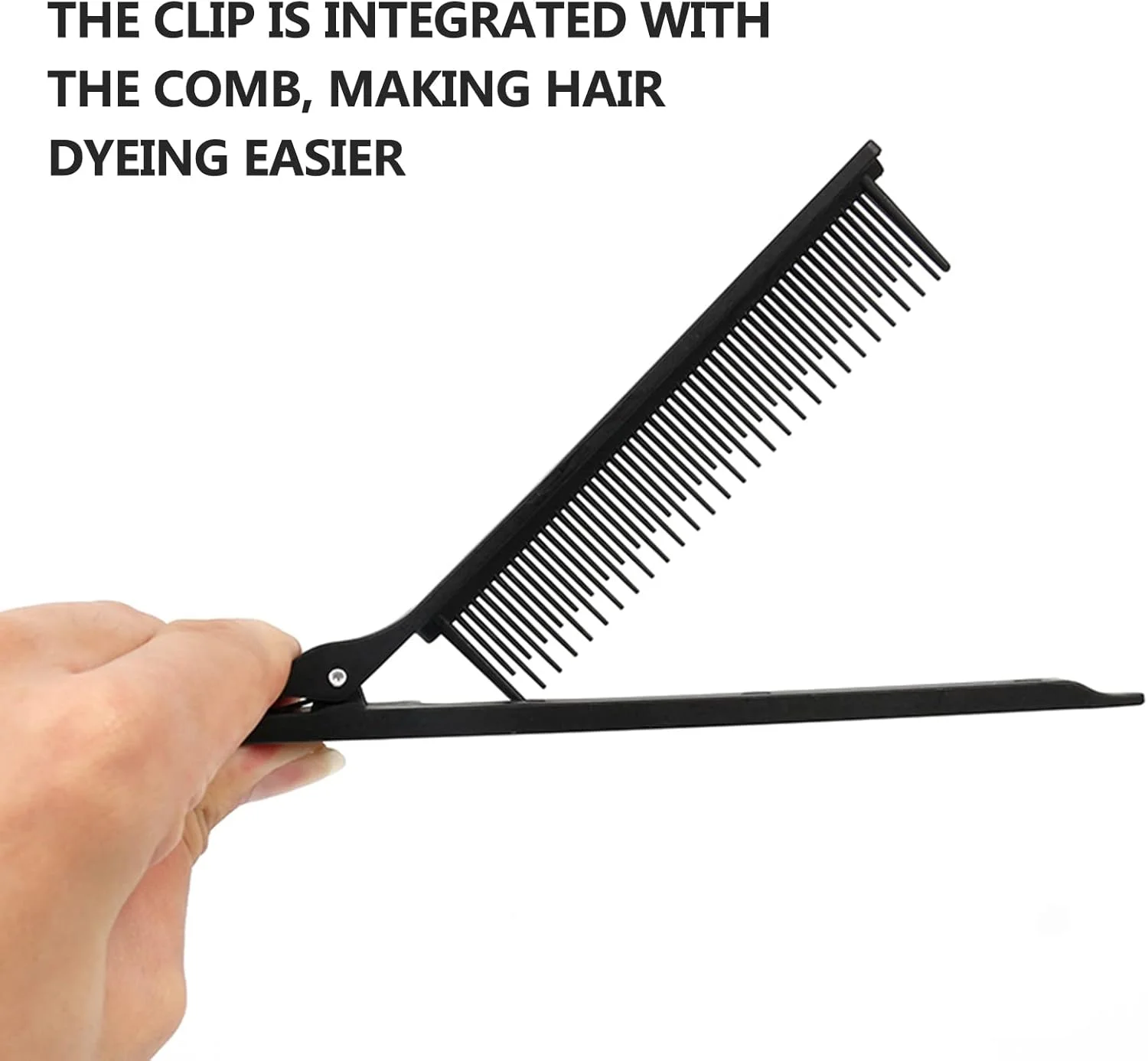 شانه پوش دهنده مو، برس پوش دهنده مو با دم باریک و گیره برای زنان و دختران